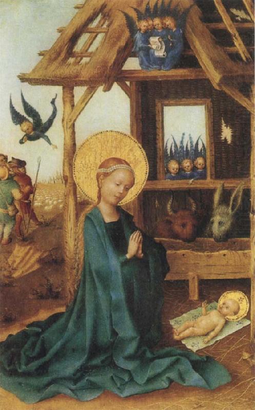 Adoration of the Child, Stefan Lochner